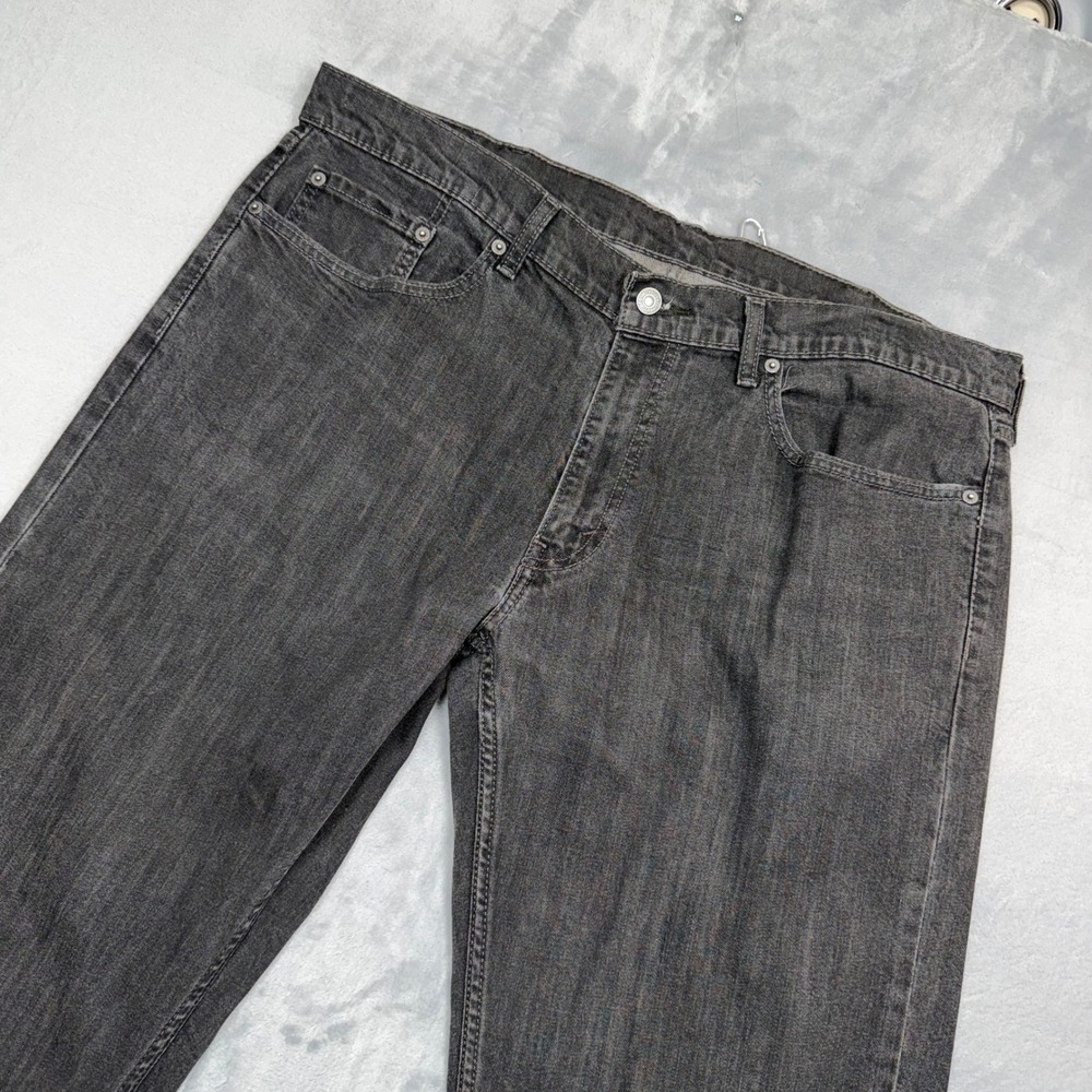 Levi's 559 Relaxed Straight Jeans Mens 38x32 Black Faded Black Denim 0626-0466 - Picture 8 of 13